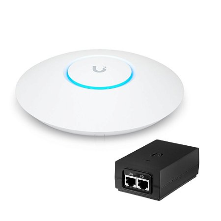 Ponto de Acesso UBNT U6+ Unifi AP AC 2x2 Wi-Fi 6 com Fonte POE