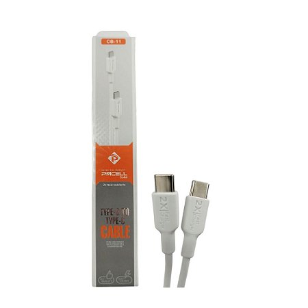 Cabo celular Type-c para Type-C, PMCell, 66w, 6A - CB-11