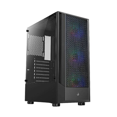 Computador AMD Ryzen 5, DDR4, 16GB, SSD 500GB NVME, 600W, RX580 8GB, C/ 4 Fans RGB