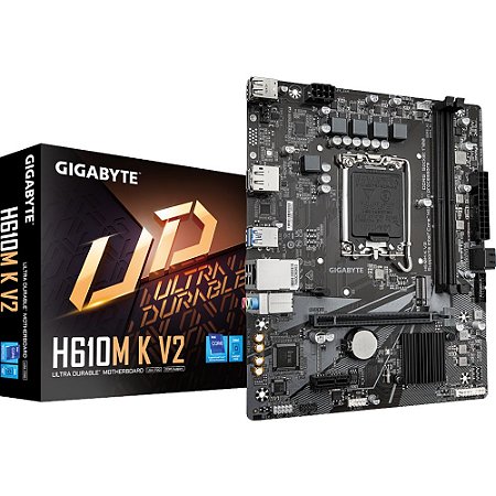 Placa Mãe Gigabyte H610M K V2 Socket LGA 1700 / DDR5