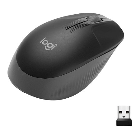 Mouse Sem Fio USB Logitech M190 Preto