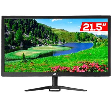 Monitor VXpro 21,5” LED Full HD HDMI + VGA 8ms Tela 22 Polegadas