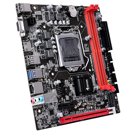 Placa-Mãe Keepdata H110 LGA1151 DDR4 para Processadores Intel – Suporte DDR4, mATX