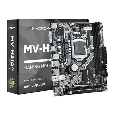 Placa Mãe Macrovip MV-H310V2 Socket LGA 1151