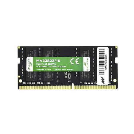 Memória RAM Notebook 16GB 3200MHz DDR4 Macrovip