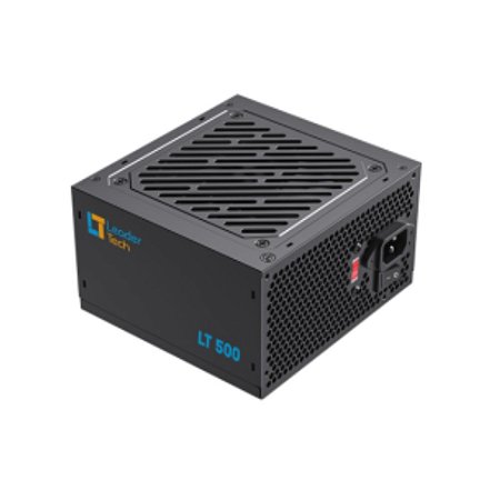 Fonte 500W Atx, Leadertech, Preto LT-500