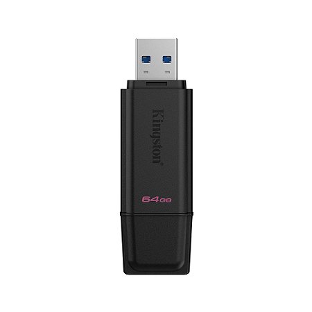 Pendrive Kingston Exodia 64GB USB 3.2 - Preto (DTXG2/64GB)