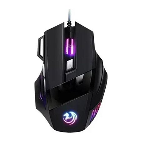 Mouse USB Gamer X7 3200 DPI, Shinka, Preto, Led