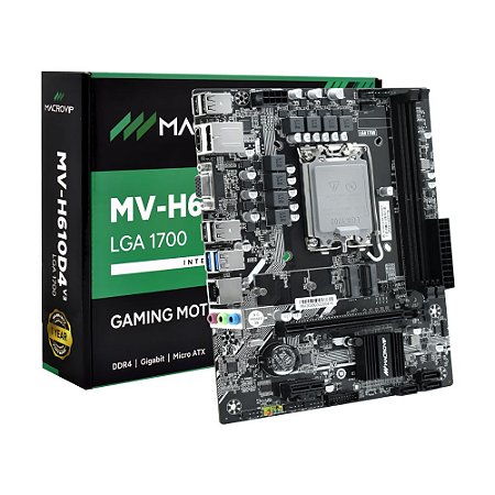 Placa-Mãe Macrovip MV-H610D4 V3 — Intel LGA 1700 DDR4