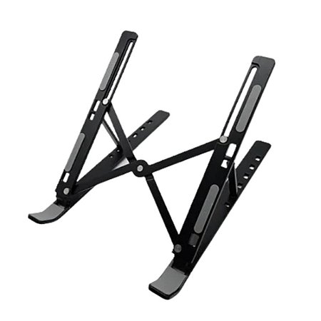 Suporte de Alumínio para Notebook – Dobrável, Ajustável e Ergonômico