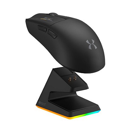 Mouse Gamer Sem Fio Bluetooth Osiris IF-603PT 8000 DPI Recarregável com Base de Carregamento