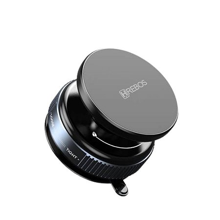 Suporte Veicular Magnético para Celular Hrebos SU-255 Air Dock 360°