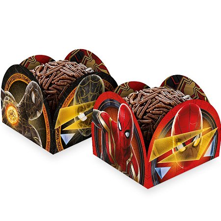 Porta Forminha Homem Aranha 3 50 Unidades - Regina - Rizzo