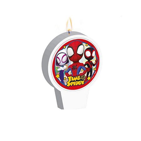 Vela Aniversário - Spidey e Seus Amigos Espetaculares - 01 UN - Regina - Rizzo