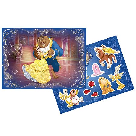Kit Decorativo Festa a Bela e a Fora  - Regina - Rizzo Festas
