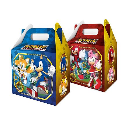 Caixa Surpresa Maleta Sonic - 8 Unidades - Regina - Rizzo