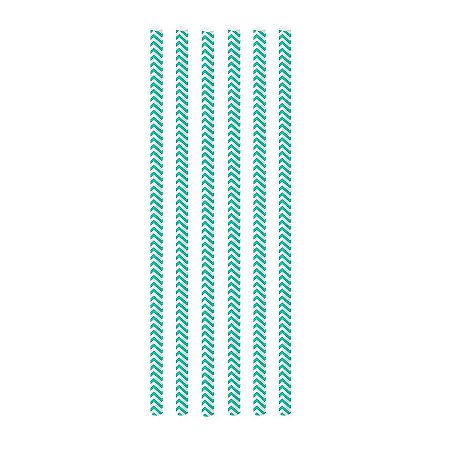 Canudo Biodegradável Missoni Tiffany - 12 unidades - Regina - Rizzo