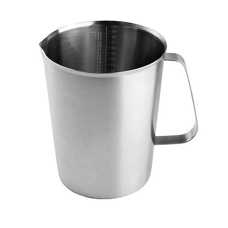 Medidor Copo Sem Tampa Aço inox - 1L -  - 1 unidades - Cromus Linha Profissional Allonsy - Rizzo