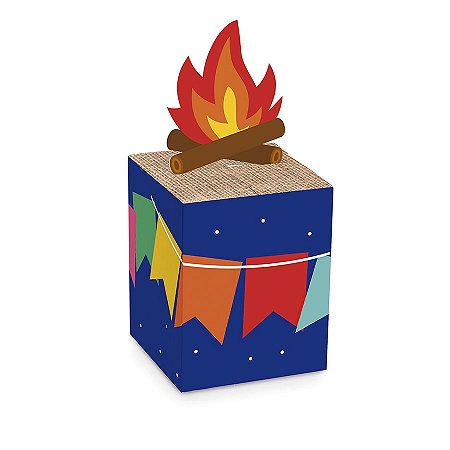 Caixa Pop Up  Arraiá - 10 Unidades - Cromus - Rizzo