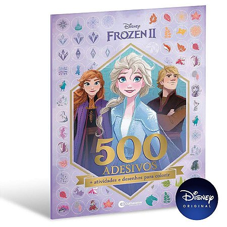Livro 500 Adesivos Frozen 2 - 01 Unidade - Culturama - Rizzo