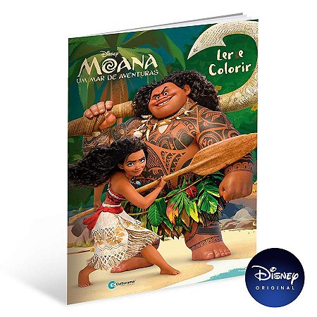 Livro Para Ler e Colorir Moana B - 01 Unidade - Culturama - Rizzo