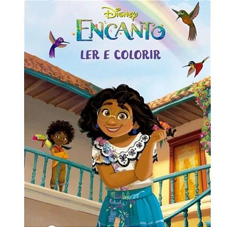 Livro Ler e Colorir - Encanto - 1 unidade - Disney - Rizzo