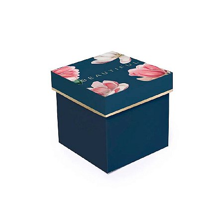 Caixa Cubo - Pretty Magnolia - 1 unidade - Cromus - Rizzo