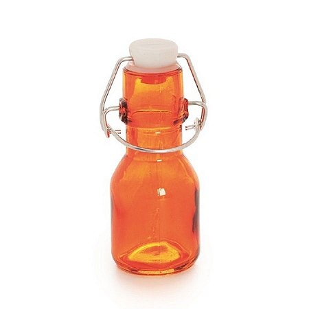 Garrafinha de Vidro 50ml - Laranja - 1 unidade - Cromus - Rizzo