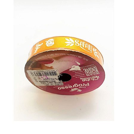 Fita Decorativa Safari - 10m x 15mm - Ref.089 - 1 unidade - Progresso - Rizzo