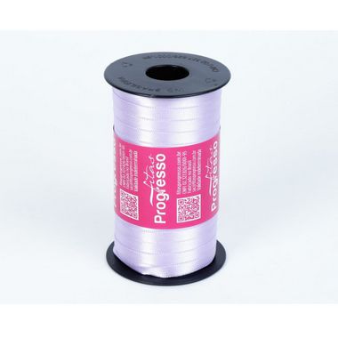 Fita de Cetim Progresso 7mm nº1 - 100m Cor 245 Lilás - 01 unidade