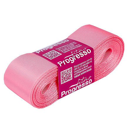 Fita Gorgurão Progresso 38mm nº9 - 10m Cor 009 Rosa Pétala - 01 unidade