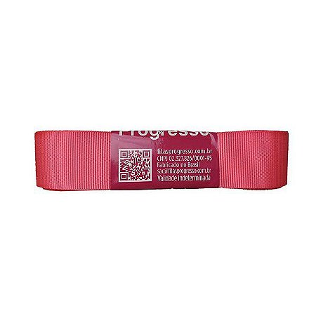 Fita Gorgurão Progresso 22mm nº5 - 10m Cor 1365 Rosa Iogurte - 01 unidade
