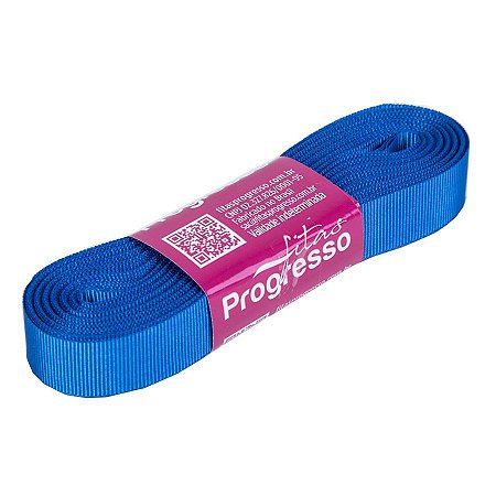 Fita Gorgurão Progresso 15mm nº3 - 10m Cor 214 Azul Royal - 01 unidade