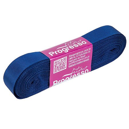 Fita Gorgurão Progresso 15mm nº3 - 10m Cor 215 Azul Marinho - 01 unidade