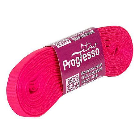 Fita Gorgurão Progresso 7mm nº1 - 10m Cor 279 Rosa Cítrico - 01 unidade