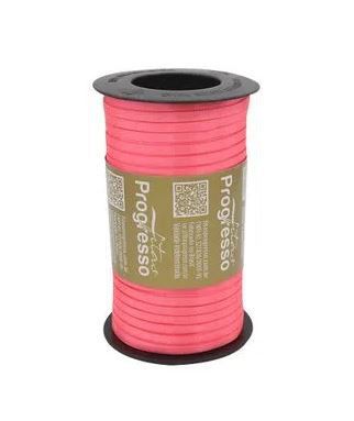 Fita de Cetim Carretel Progresso 4mm nº00 - 100m Cor 1388 Rosa Camelia - 01 unidade