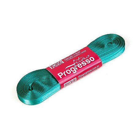 Fita de Cetim Progresso 7mm nº1 - 10m Cor 1102 Jade - 01 unidade