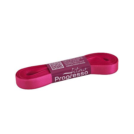 Fita de Cetim Progresso 10mm nº2 - 10m Cor 279 Rosa Cítrico - 01 unidade