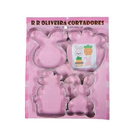 Kit Cortador Páscoa 12 M Ref. 618 - 1 unidade - RR CORTADORES - Rizzo