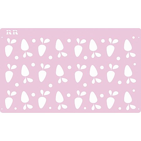 Stencil Fundo Cenouras - Ref. 3022 - 1 unidade - RR CORTADORES - Rizzo