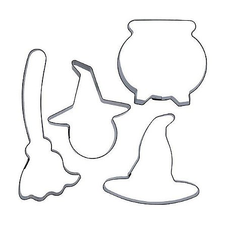 Kit Cortador Halloween 3 P - Ref.142 - 1 unidade - RR Cortadores - Rizzo