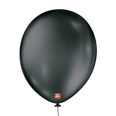 Balão de Festa Metallic - Preto - Balões São Roque - Rizzo