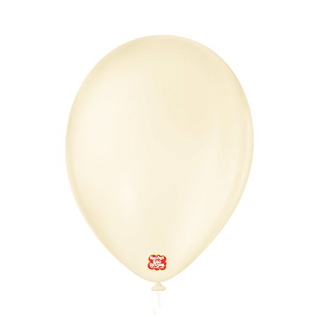 Balão de Festa Látex Liso - Champagne - 50 Unidades - Balões São Roque