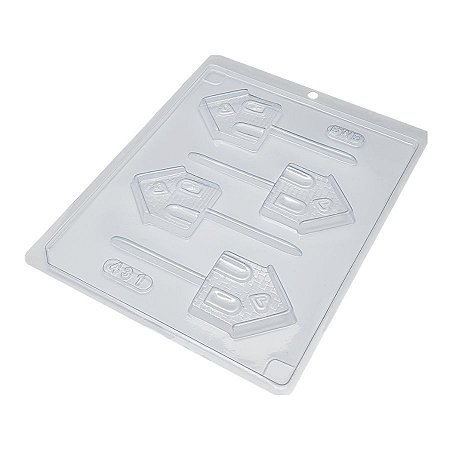 Forma de Acetato Pirulito Casa Cód. 431 BWB