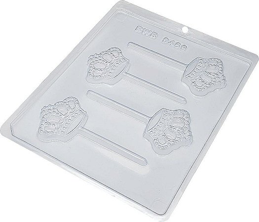 Forma de Acetato Pirulito Coroa Da Rainha Cód. 9469 BWB