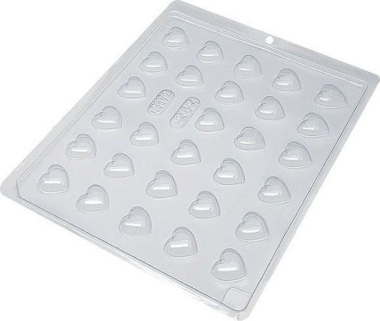 Forma de Acetato Coração Mini Cód. 242 BWB