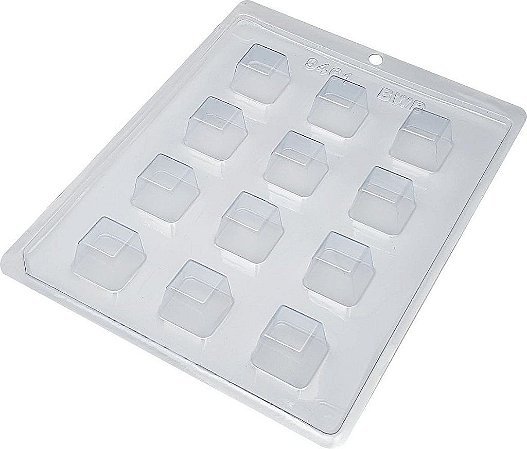 Forma de Acetato Bombom Quadrado Médio Cód. 9461 BWB