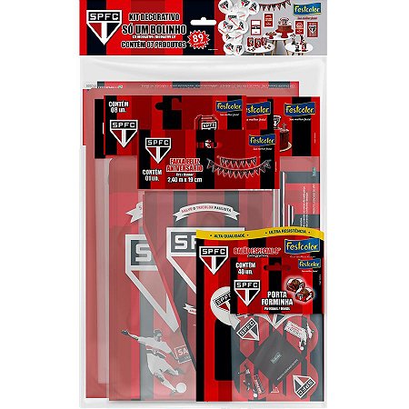 Kit Só Um Bolinho São Paulo - 1 unidade - Festcolor - Rizzo