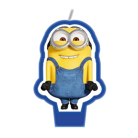 Vela Plana - Festa Minions 2 - 1 unidade - Festcolor - Rizzo
