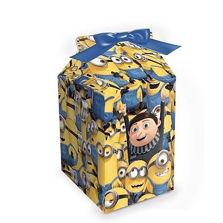 Caixa Milk - Festa Minions 2 - 8 unidades - Festcolor - Rizzo